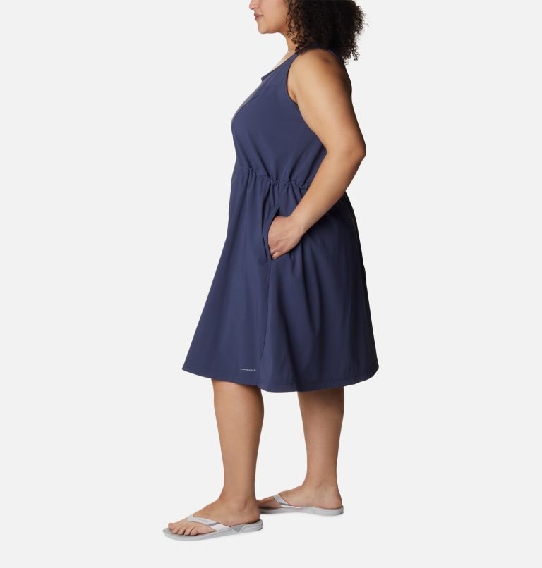 Women's Columbia On The Go Dress Navy | Plus Size CA-W61CA